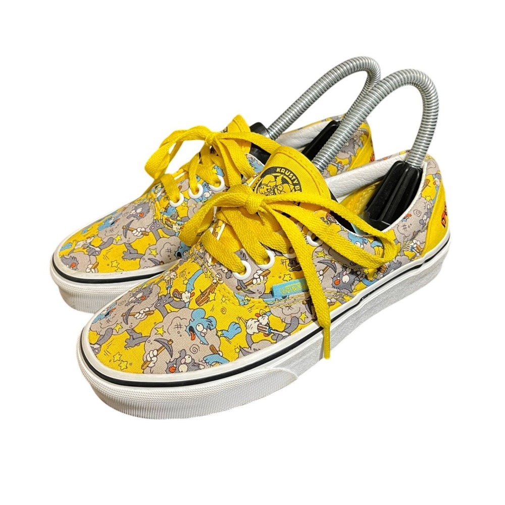 Vans Era The Simpsons Itchy‎ & Scratchy Shoes Womens 5 Yellow Krusty Brand